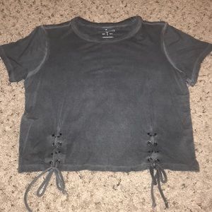 American Eagle soft & sexy top w laces
